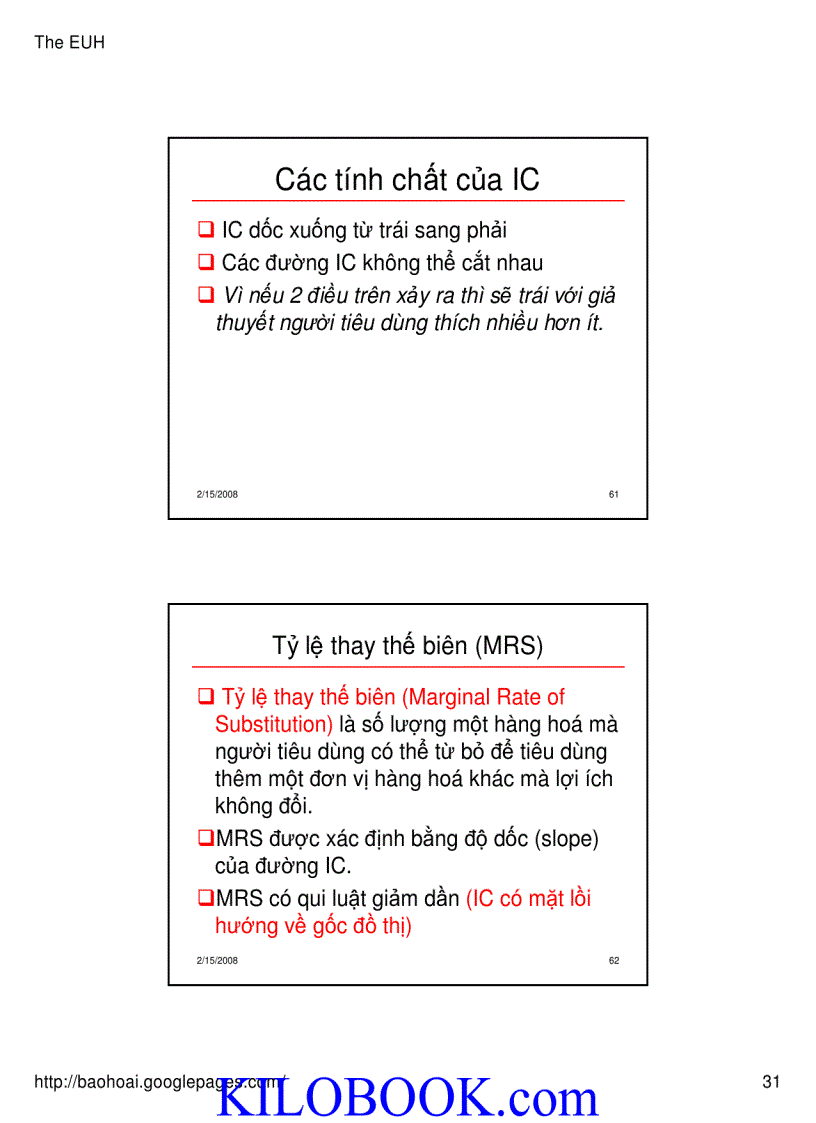 image for page Bài giảng Kinh tế học vi mô