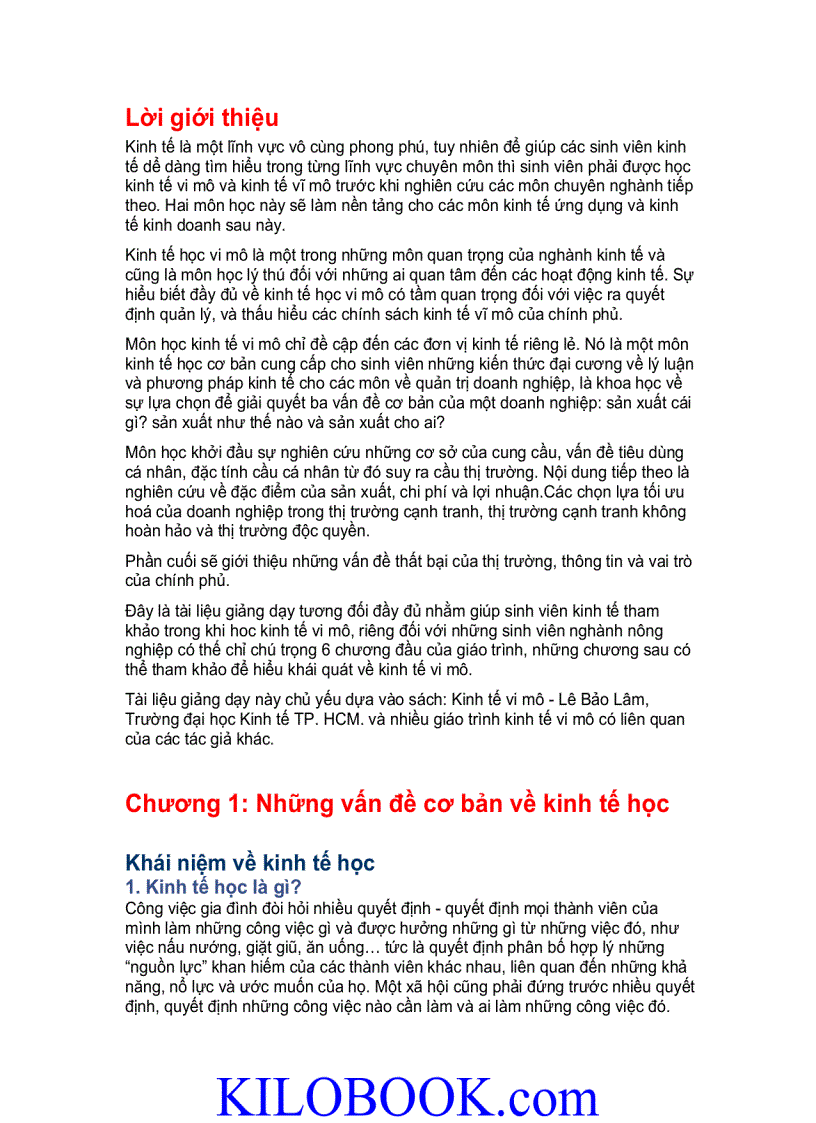 image for page Giáo trình kinh tế học vi mô