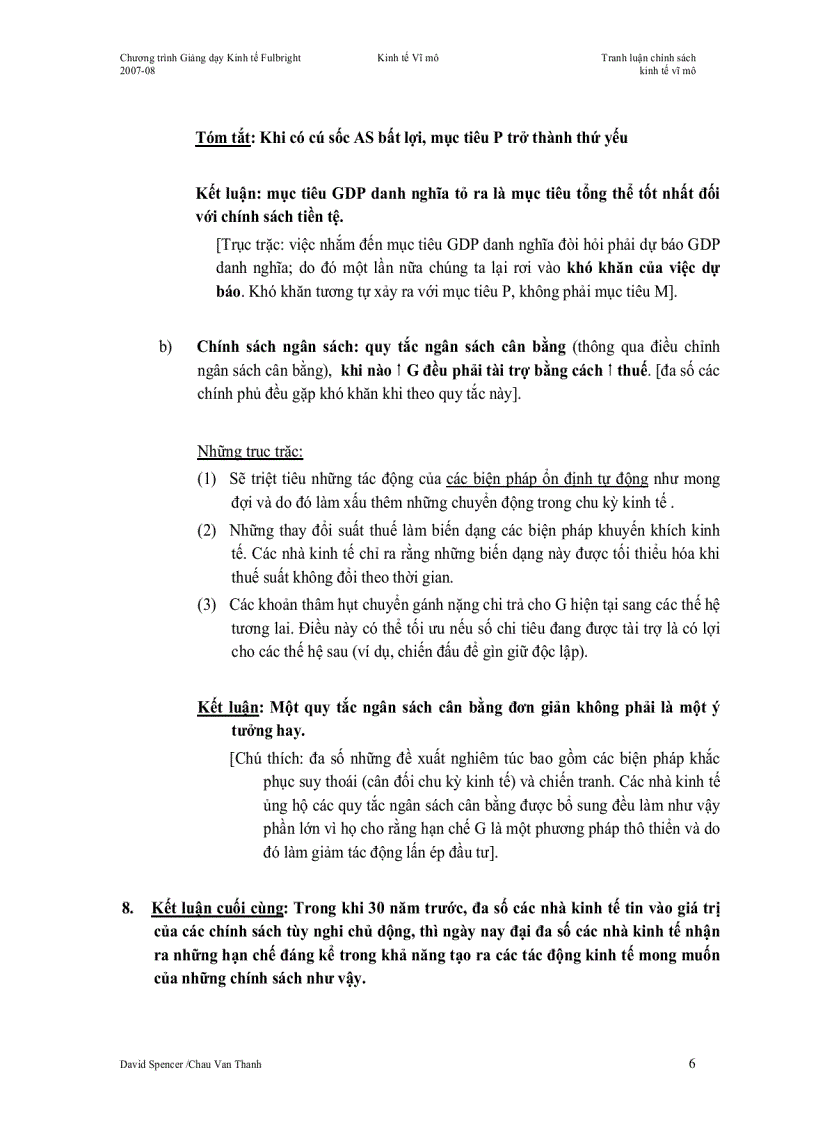 image for page Tranh luận Chính sách Kinh tế Vĩ mô