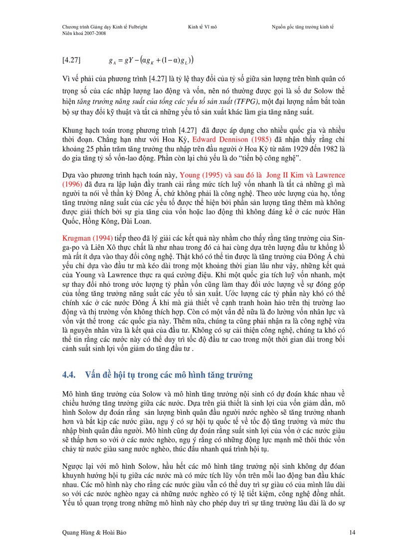 image for page Nguôn gôc tăng trưởng kinh tế