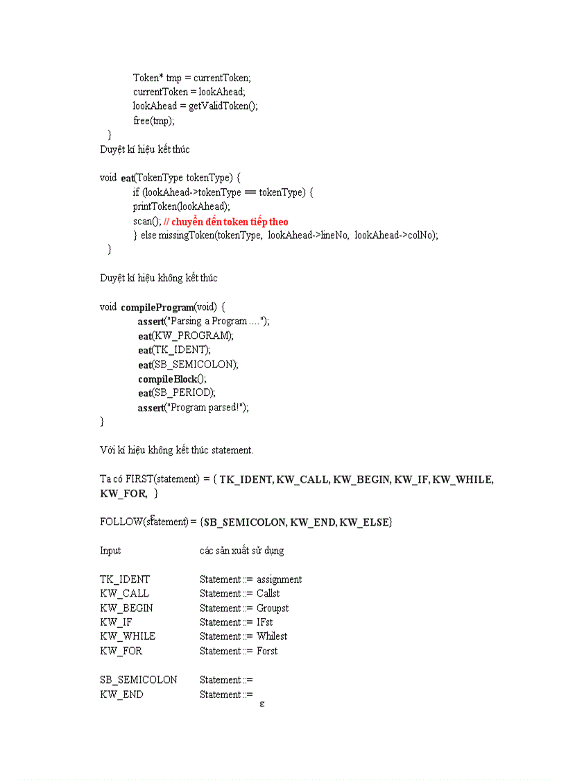 image for page Báo cáo chương trình dịch