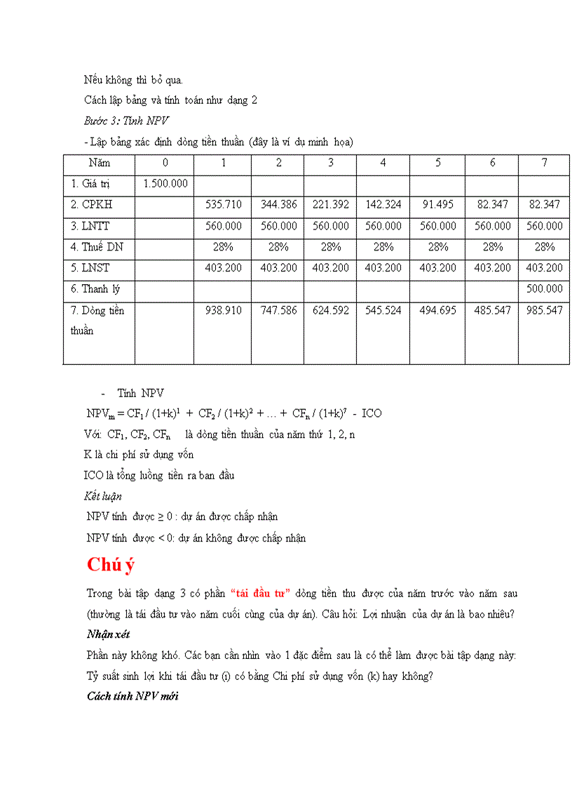 image for page Các dạng bài tập môn quản trị tài chính