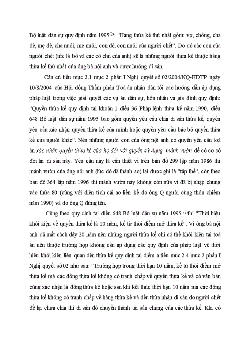 image for page Tình huống và tư vấn PL về thừa kế nhà và QSD đất TH39 Quyền yêu cầu Toà án xác nhận quyền thừa kế đối với di sản là quyền sử dụng đất