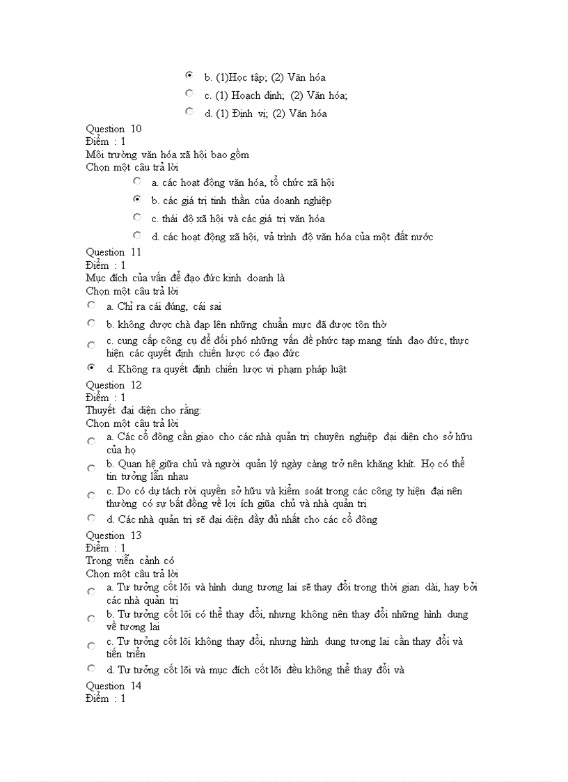 image for page Bộ đề thi quản trị chiến lược