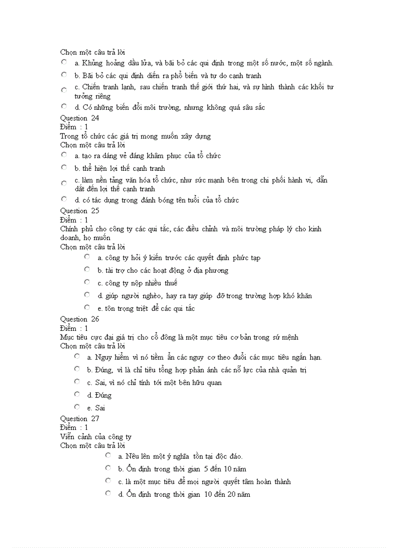 image for page Bộ đề thi quản trị chiến lược 1