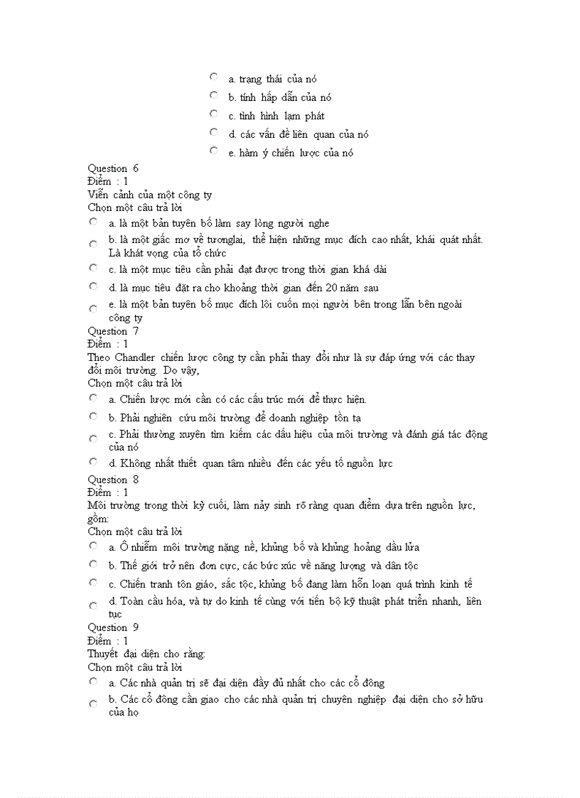 image for page Bộ đề thi quản trị chiến lược 2