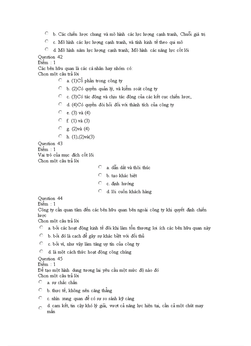 image for page Bộ đề thi quản trị chiến lược 2