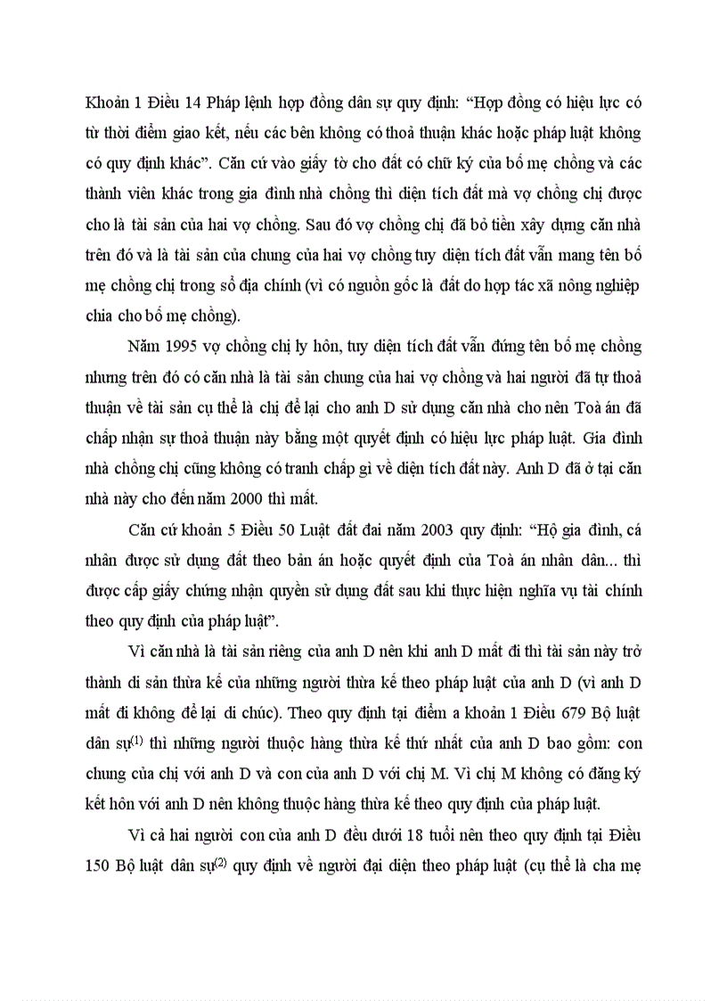 image for page Tình huống và tư vấn PL về thừa kế nhà và QSD đất TH83 Đại diện cho người thừa kế trong quan hệ với bên thứ ba liên quan đến di sản thừa kế