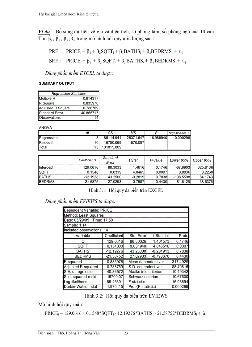 image for page Bài giảng kinh tế lượng 1