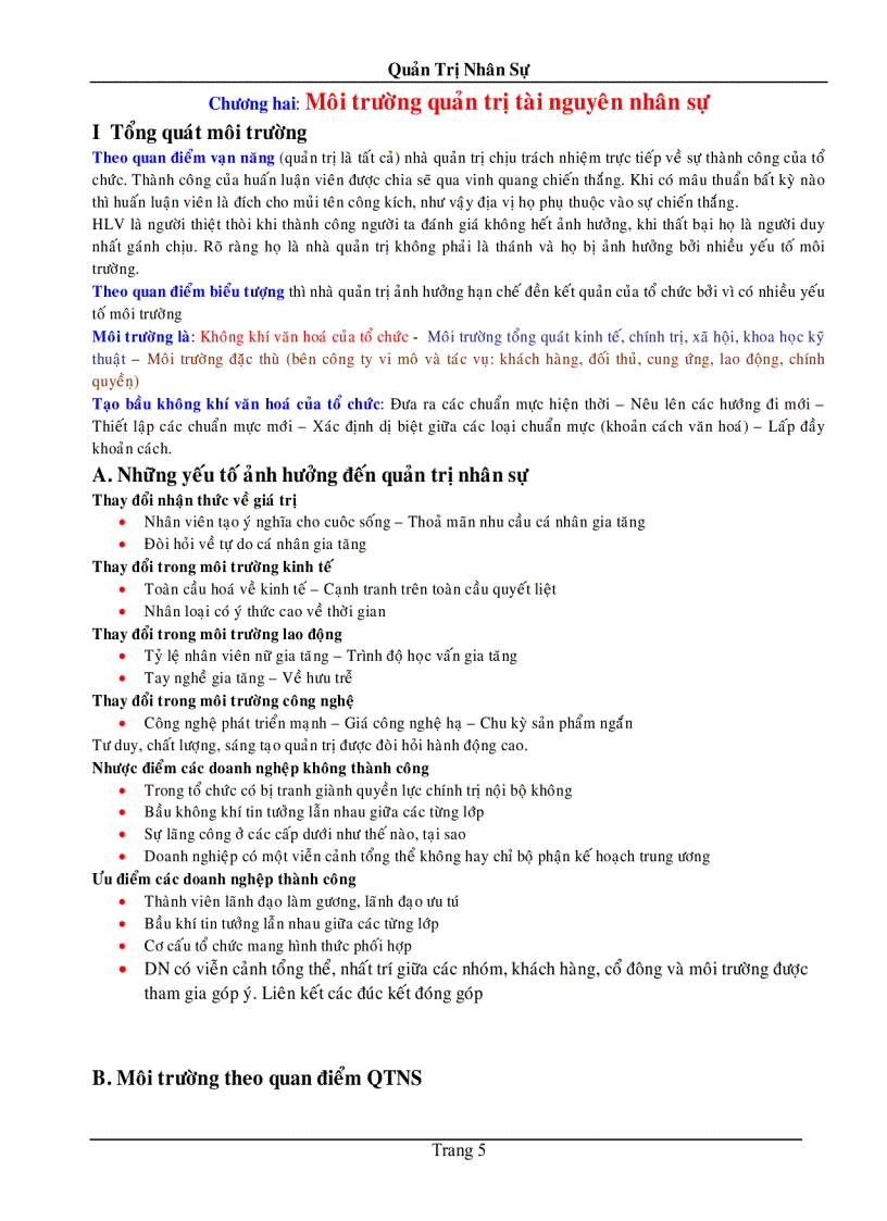 image for page Giáo trình Quản Trị Nhân Sự