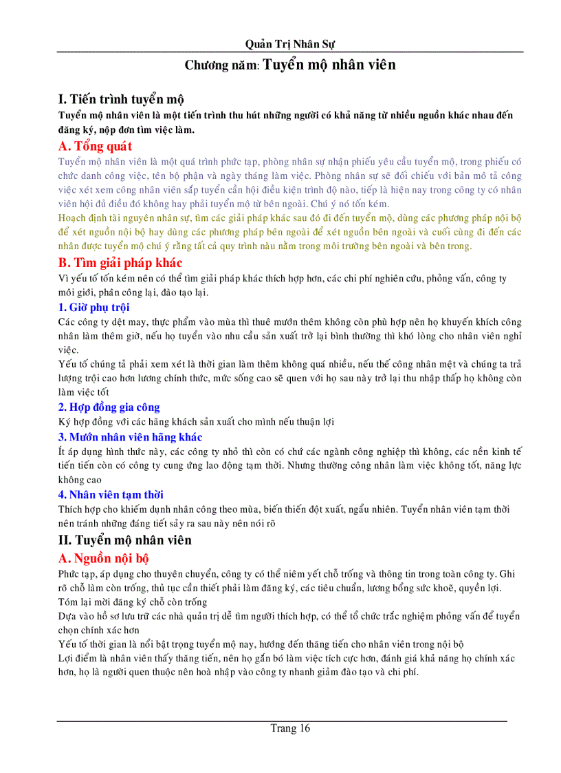 image for page Giáo trình Quản Trị Nhân Sự