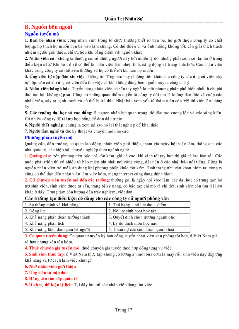 image for page Giáo trình Quản Trị Nhân Sự