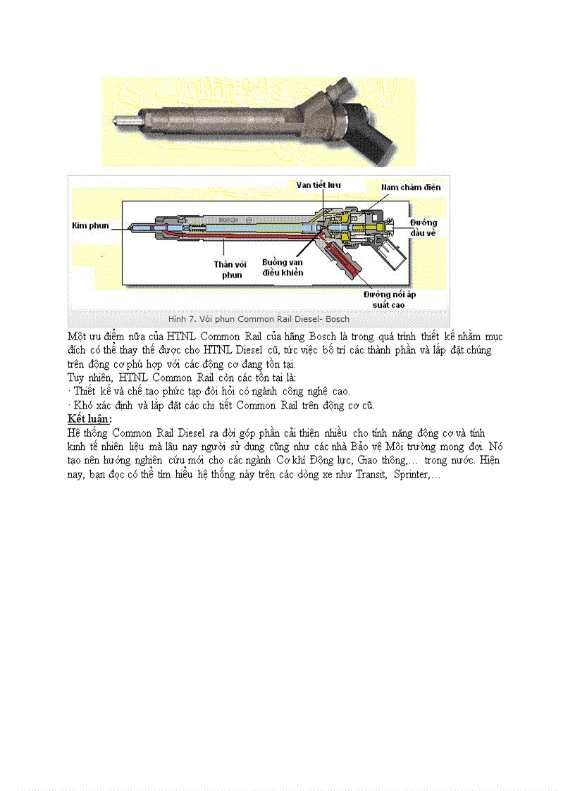 image for page Hệ thống nhiên liệu Common Rail Diesel