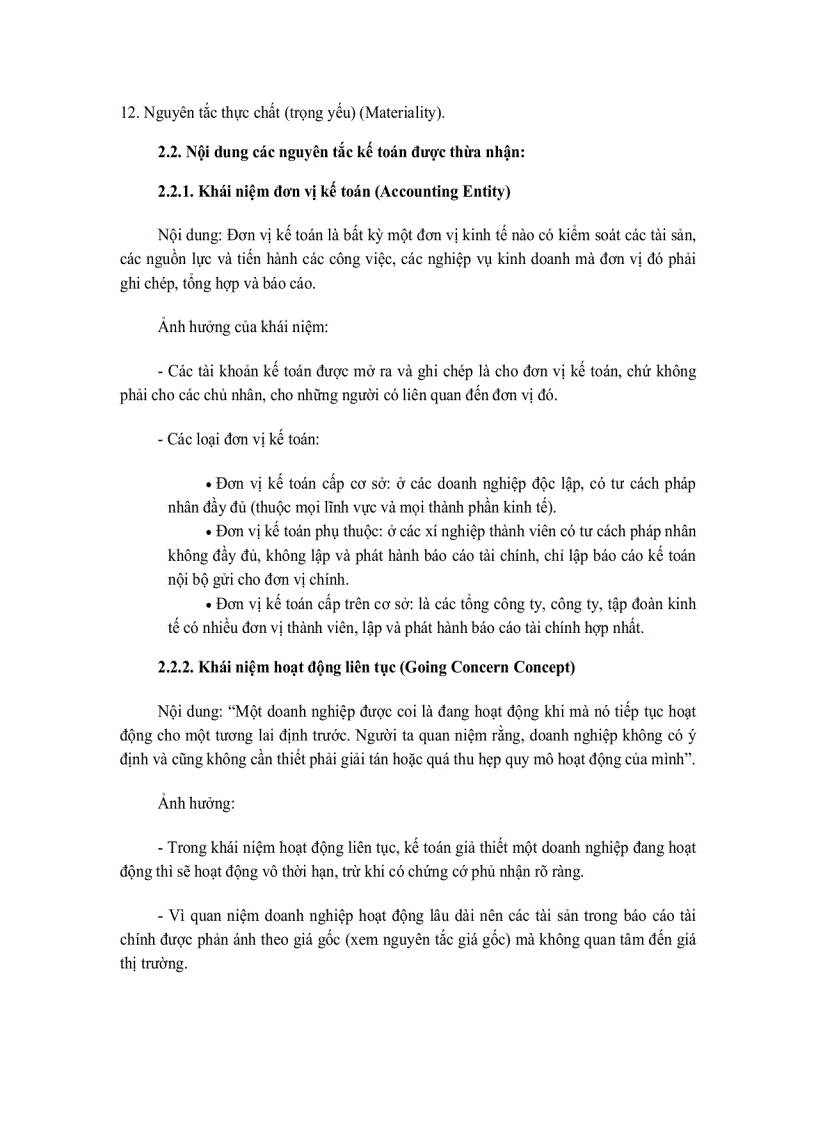 image for page Các nguyên tắc cơ bản của kế toán tài chính