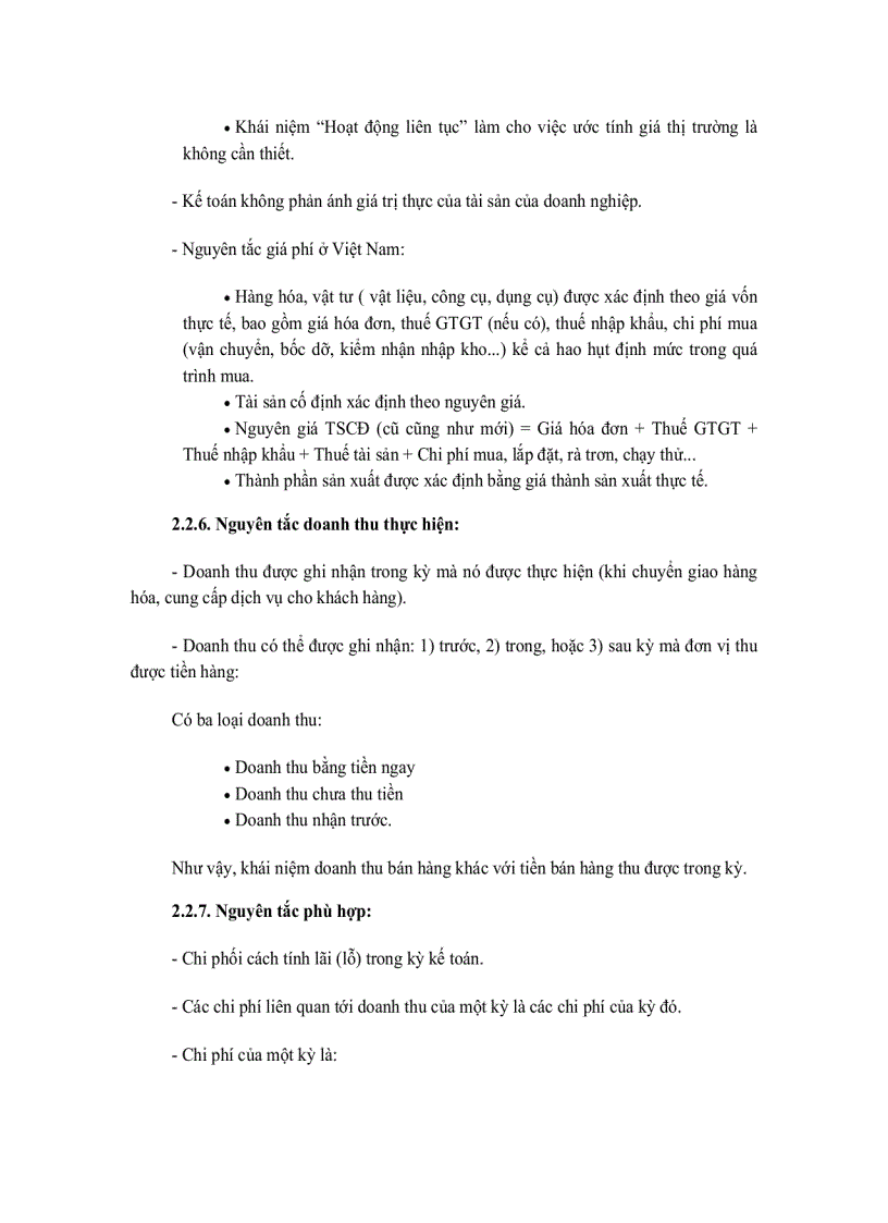 image for page Các nguyên tắc cơ bản của kế toán tài chính