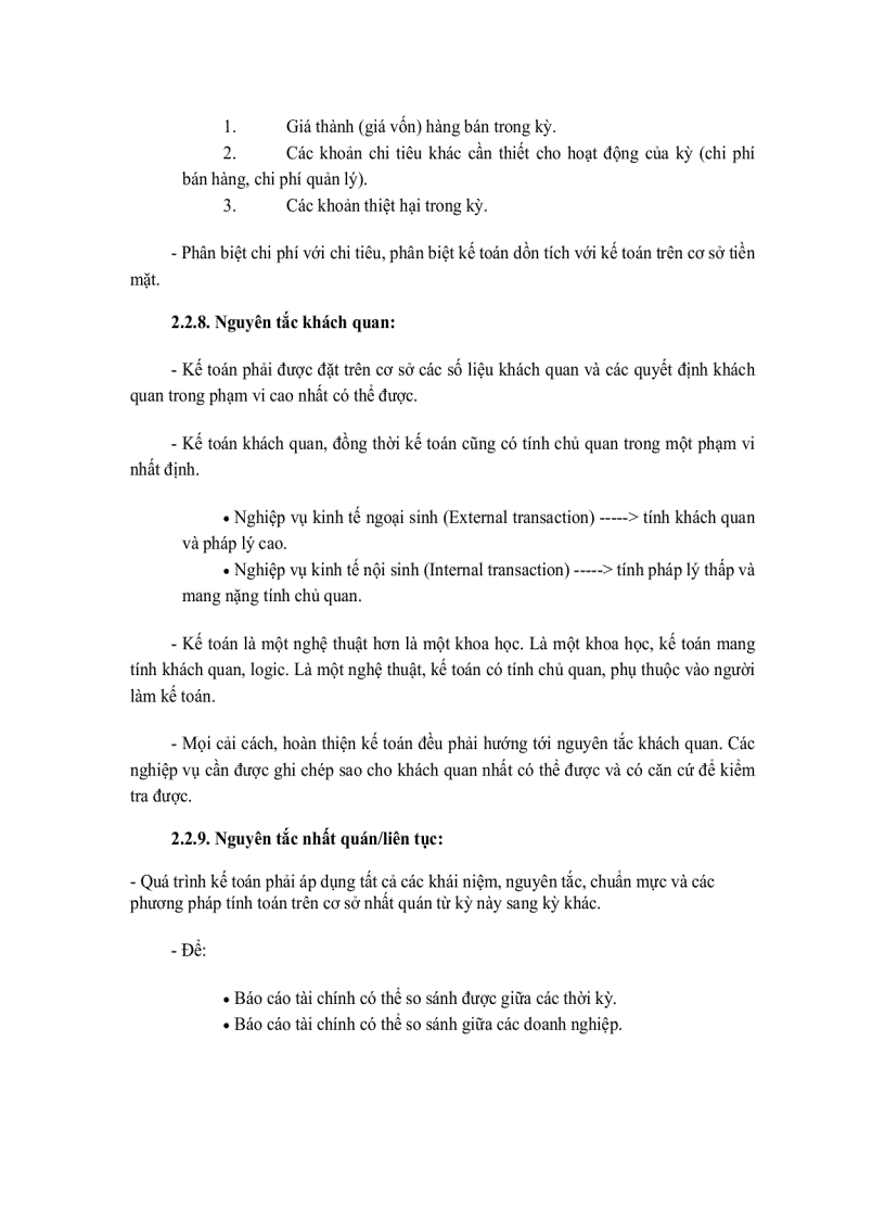 image for page Các nguyên tắc cơ bản của kế toán tài chính