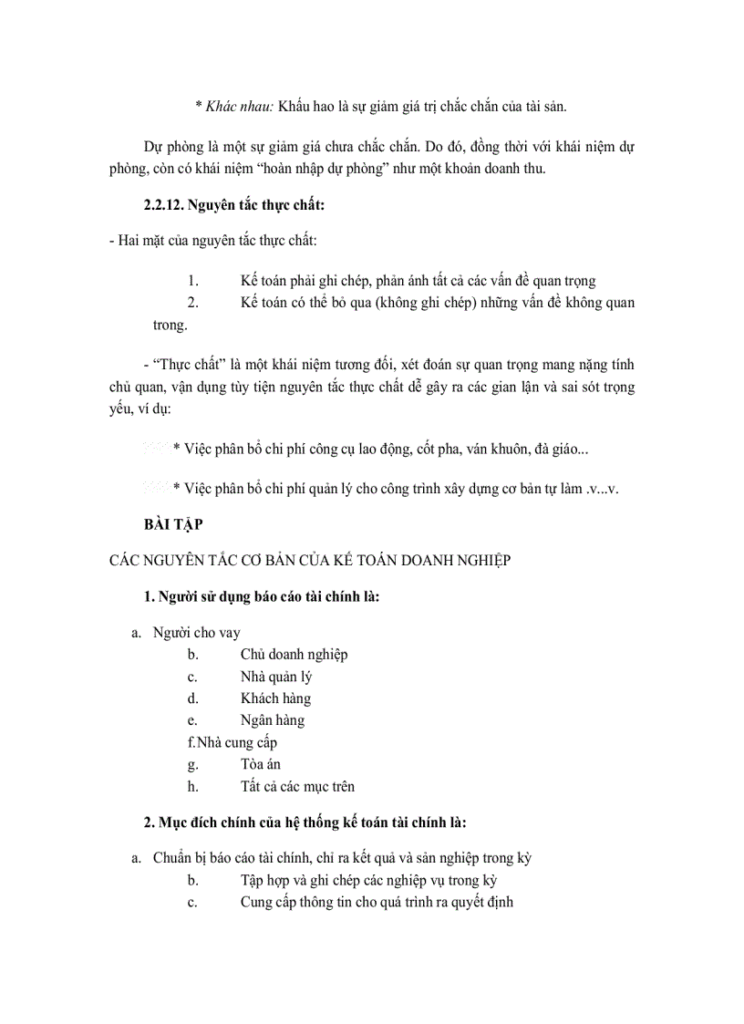 image for page Các nguyên tắc cơ bản của kế toán tài chính