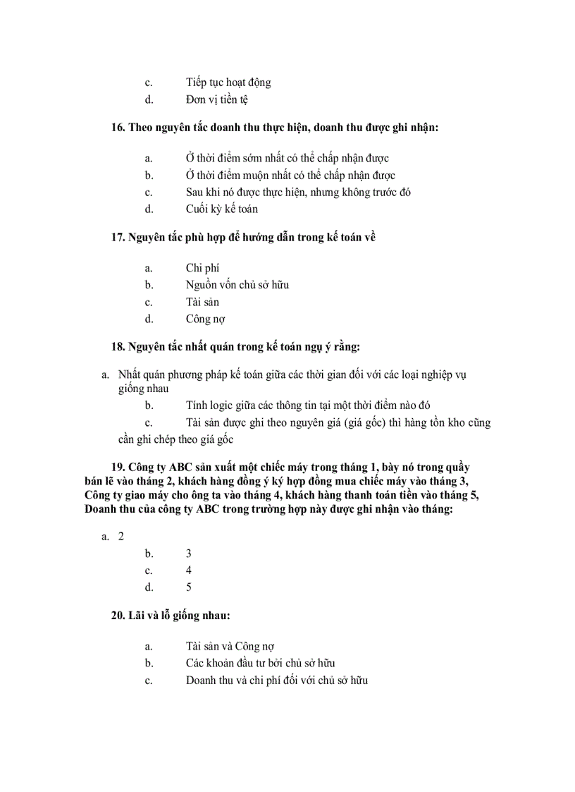 image for page Các nguyên tắc cơ bản của kế toán tài chính