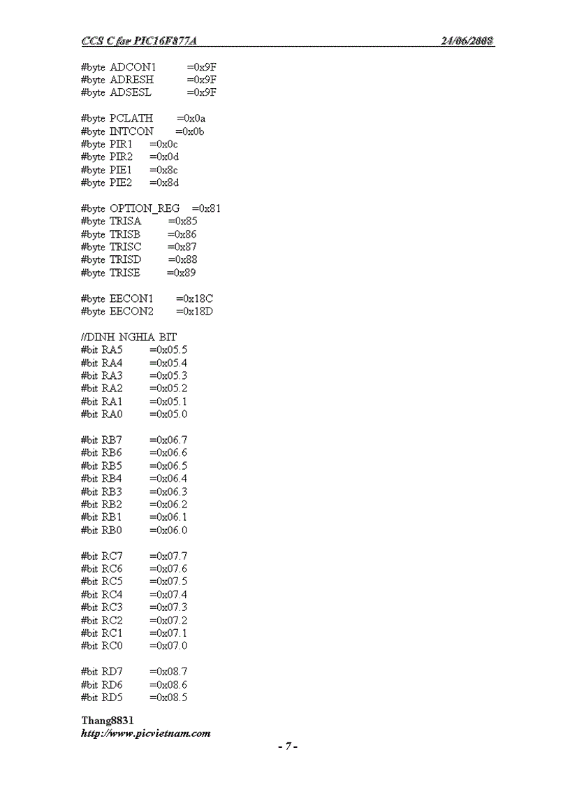 image for page Lập trình cho PIC