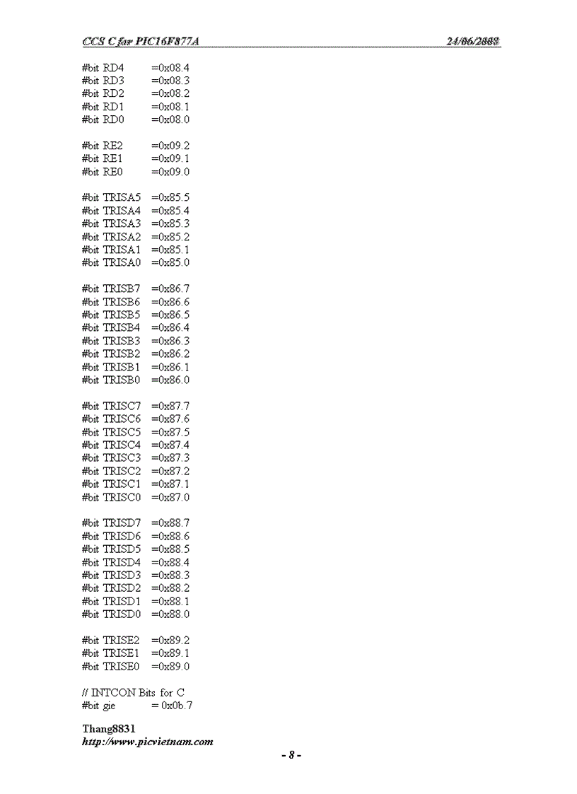 image for page Lập trình cho PIC