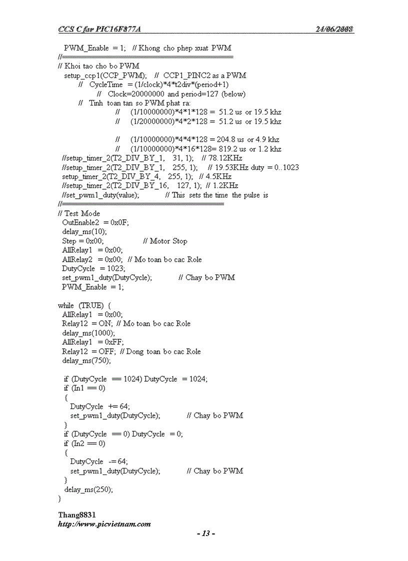 image for page Lập trình cho PIC