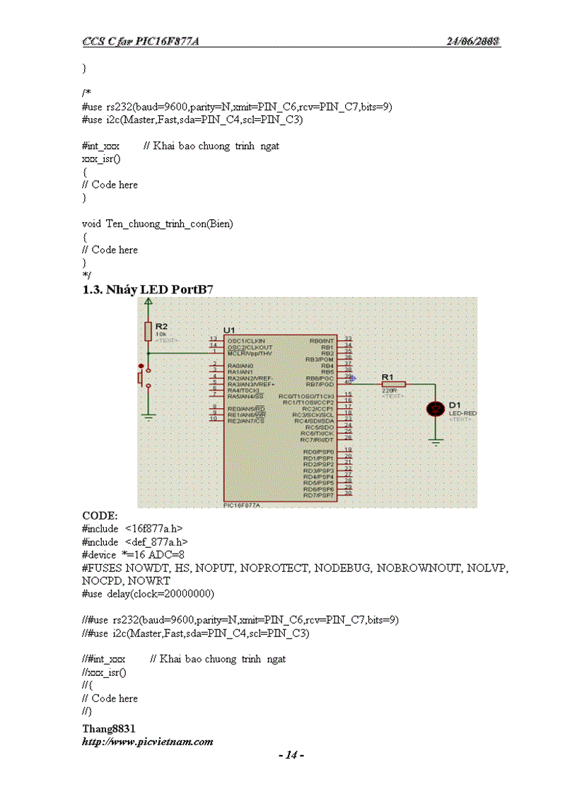 image for page Lập trình cho PIC