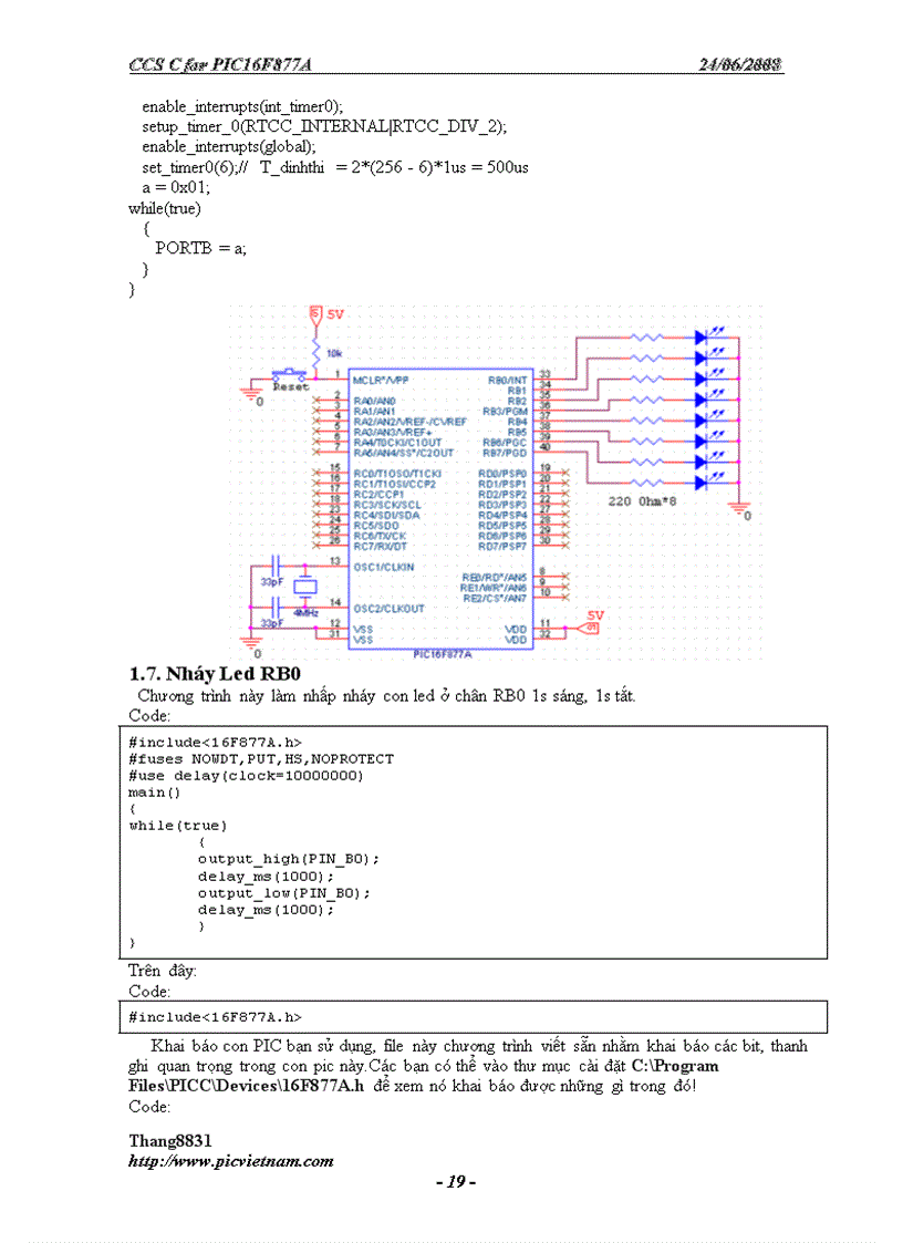 image for page Lập trình cho PIC
