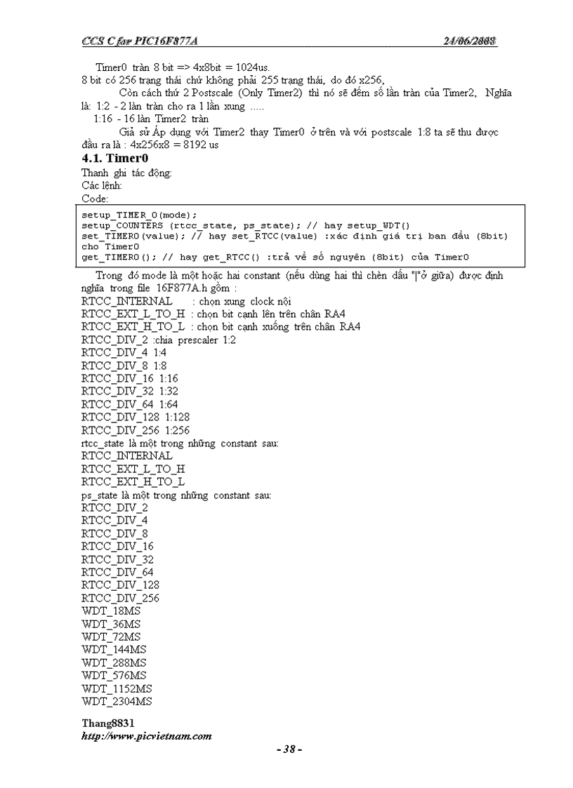 image for page Lập trình cho PIC