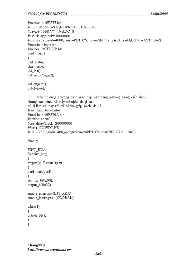 image for page Lập trình cho PIC