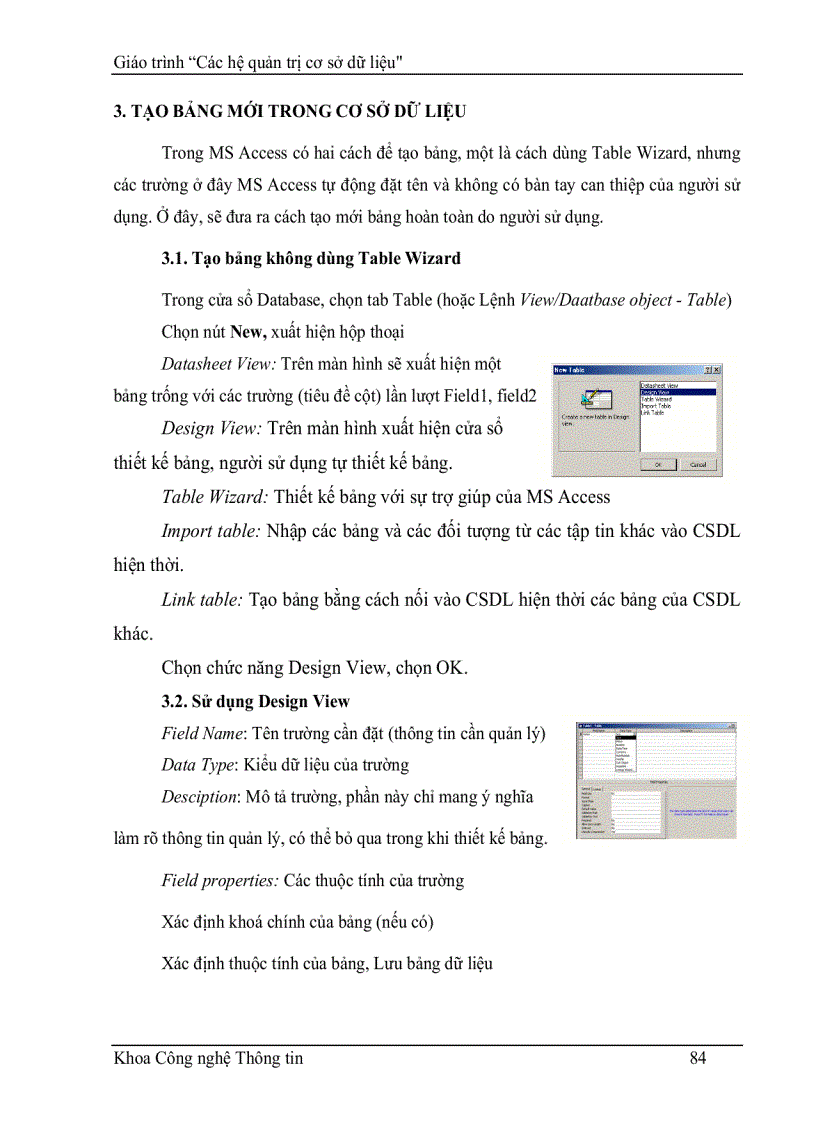 image for page Giáo Trình hệ quản trị cơ sở dữ liệu CSDL ACCESS
