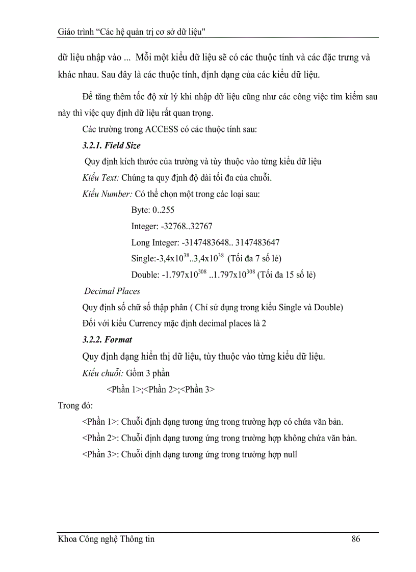 image for page Giáo Trình hệ quản trị cơ sở dữ liệu CSDL ACCESS
