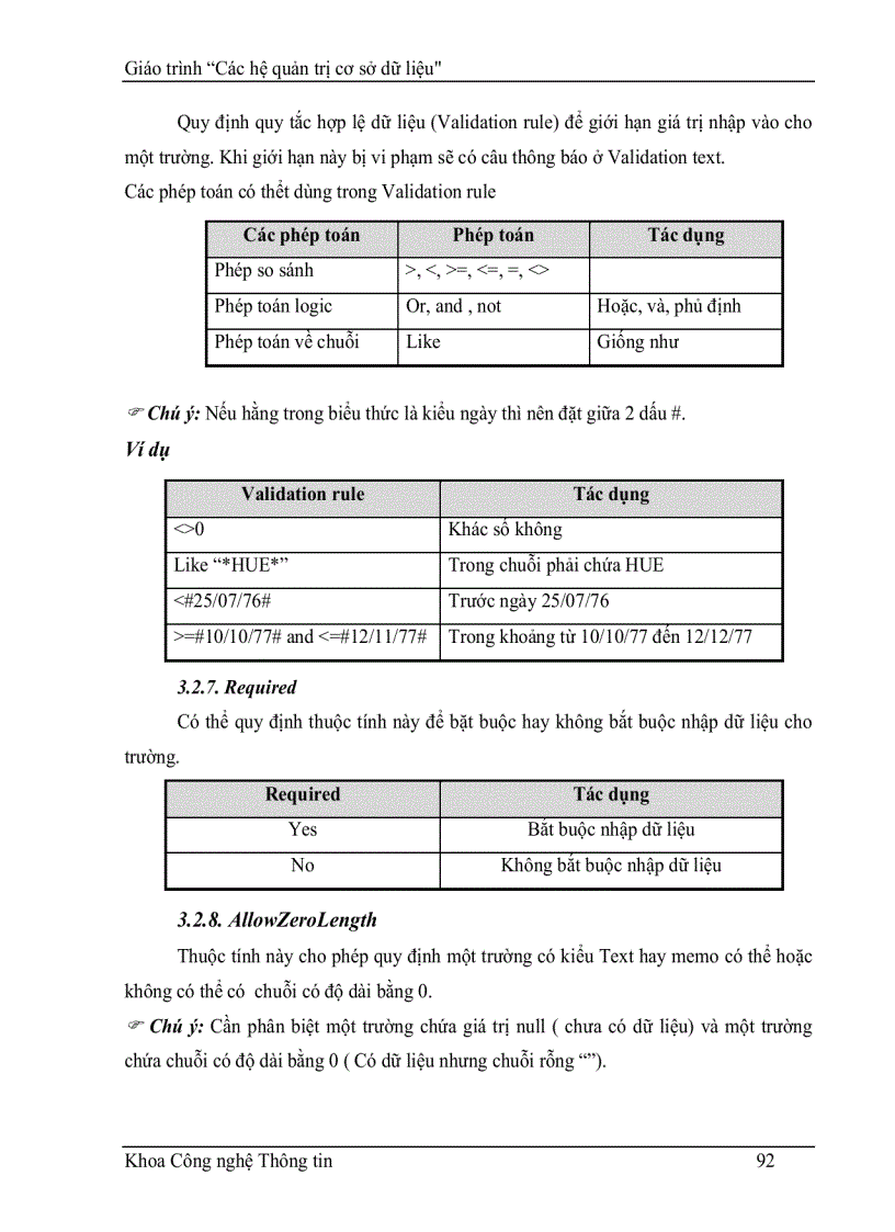 image for page Giáo Trình hệ quản trị cơ sở dữ liệu CSDL ACCESS