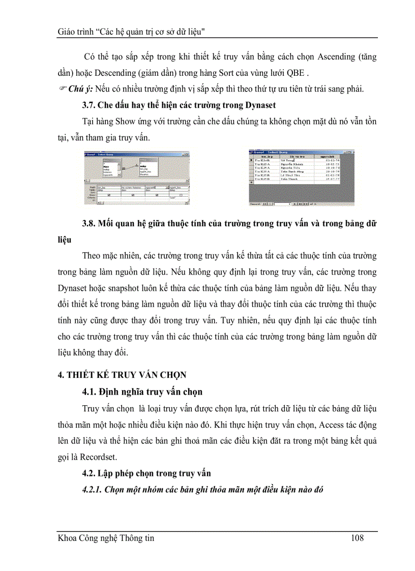 image for page Giáo Trình hệ quản trị cơ sở dữ liệu CSDL ACCESS