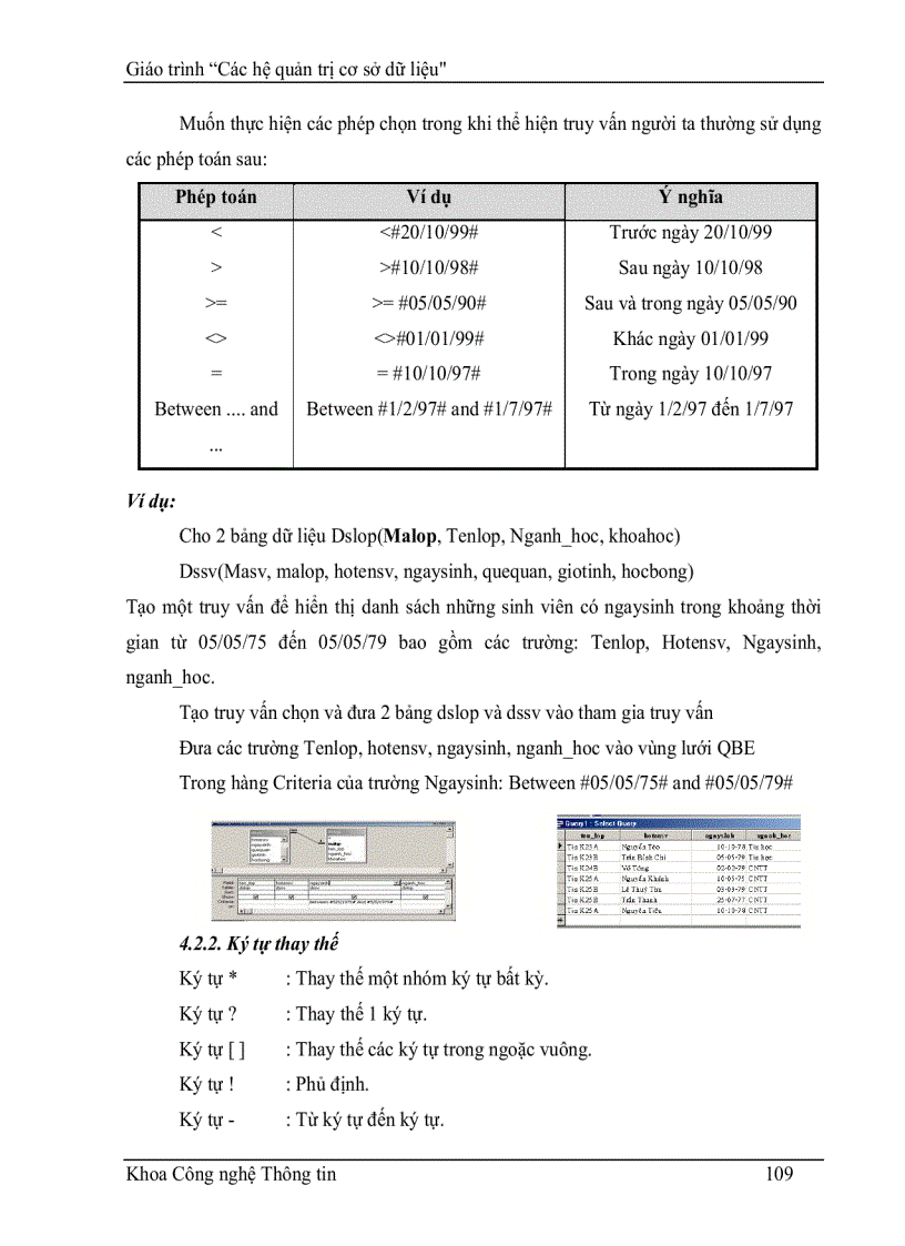 image for page Giáo Trình hệ quản trị cơ sở dữ liệu CSDL ACCESS