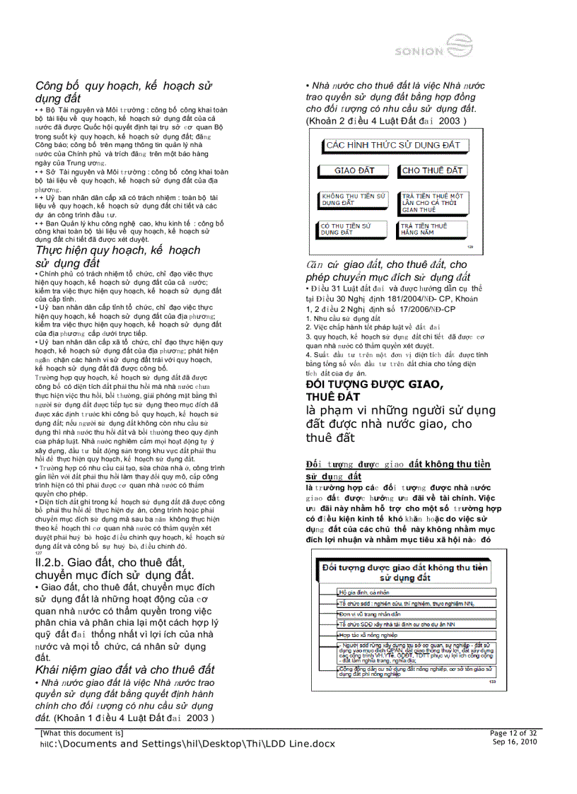 image for page Bài giảng pháp luật về đất đai