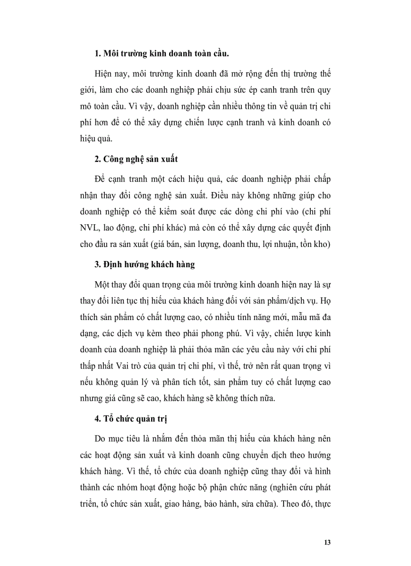 image for page Tài liệu hướng dẫn học tập Quản trị chi phí