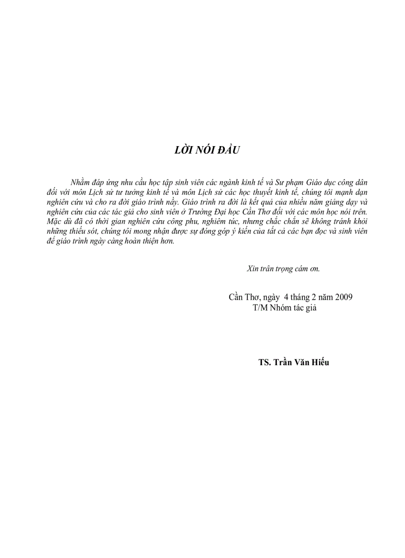 image for page Giáo trình Lịch sử các học thuyết kinh tế