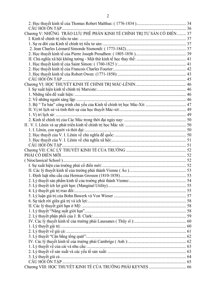 image for page Giáo trình Lịch sử các học thuyết kinh tế