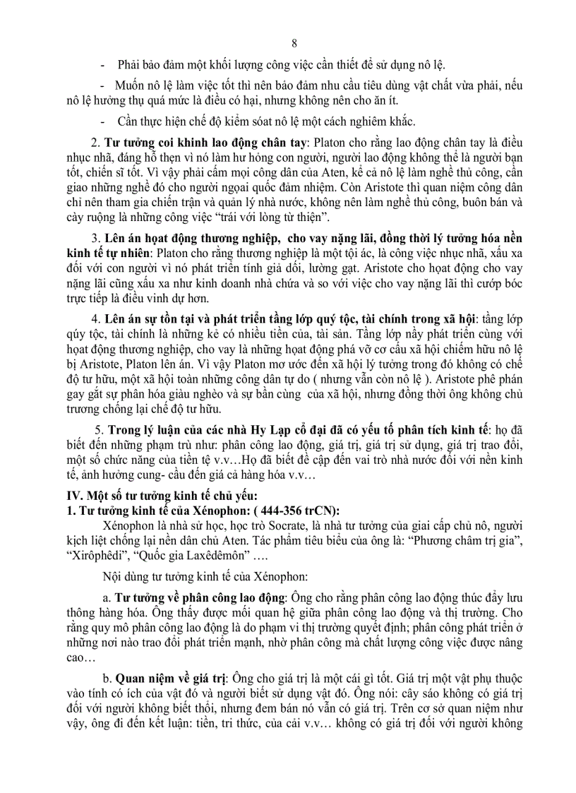 image for page Giáo trình Lịch sử các học thuyết kinh tế