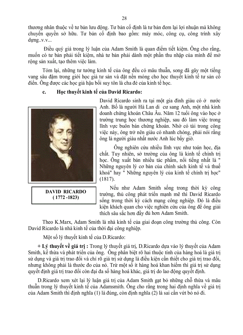 image for page Giáo trình Lịch sử các học thuyết kinh tế