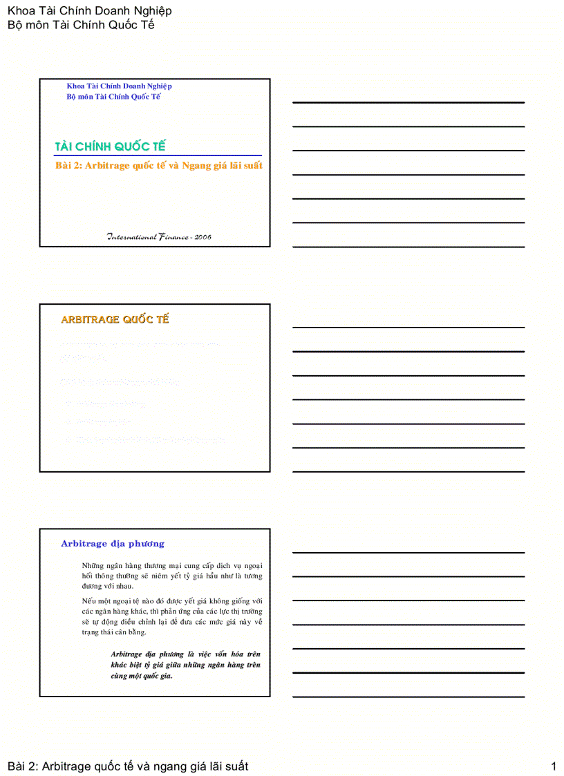 image for page Slide bài giảng môn Tài chính Quốc tế