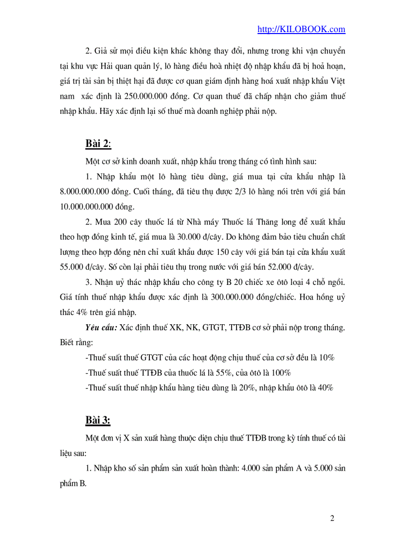 image for page Bài tập Thuế Chưa giải