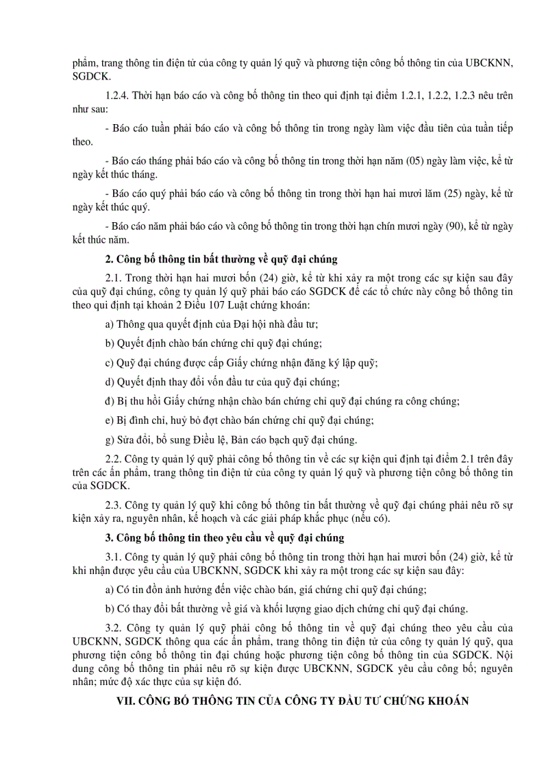 image for page Thông tư 38 Công bố thị trường chứng khoán