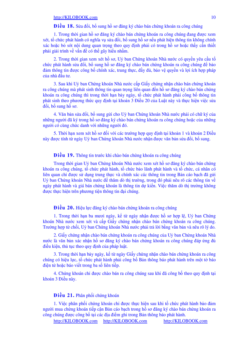 image for page Luật Chứng Khoán 2006