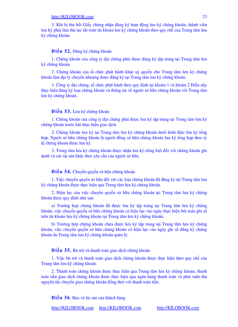 image for page Luật Chứng Khoán 2006