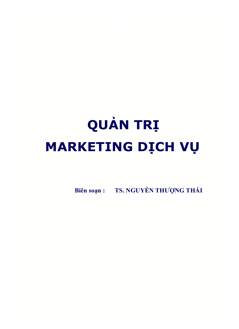 image for page Quản trị Marketing Dịch Vụ