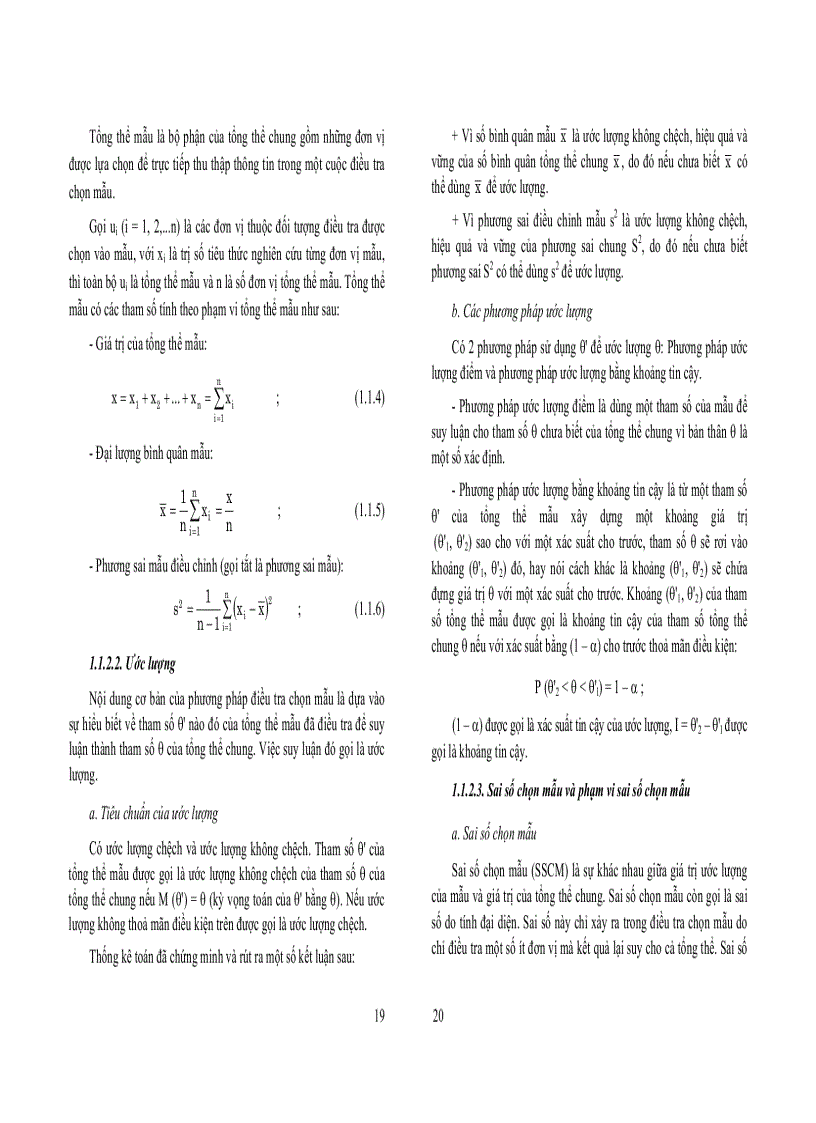 image for page Phương pháp luận thống kê