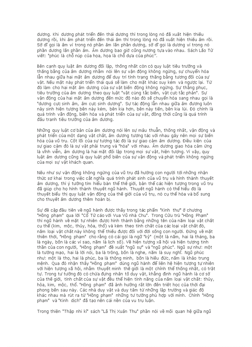 image for page Sự hình thành và phát triển học thuyết âm dương ngũ hành trong tư tưởng cổ đại Trung Quốc