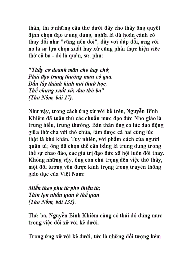 image for page Nho giáo và văn hóa ứng xử trong tư tưởng Nguyễn Bỉnh Khiêm