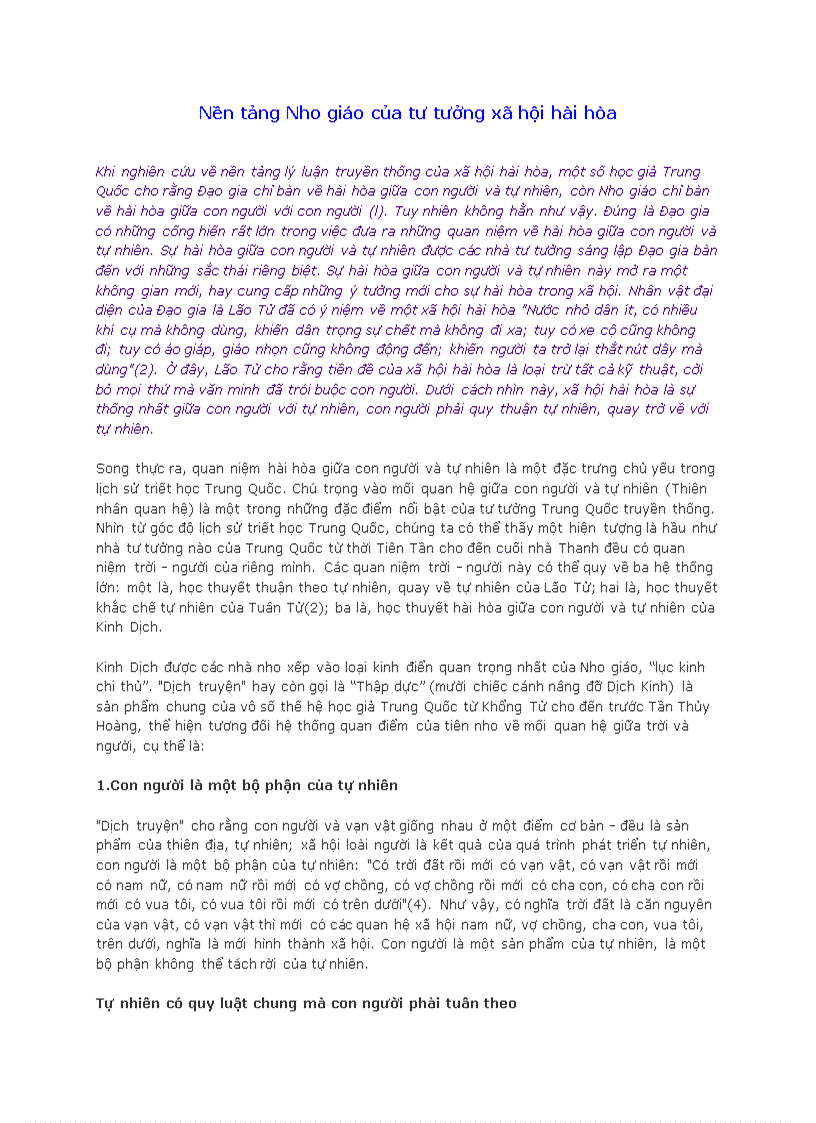 image for page Nền tảng Nho giáo của tư tưởng xã hội hài hòa